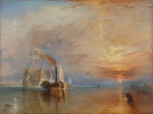 Уильям Тёрнер. Последний рейс корабля «Отважный». 1839