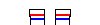 Kit socks red and blue stripes.png