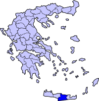 Ираклион на карте