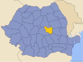 Ковасна на карте