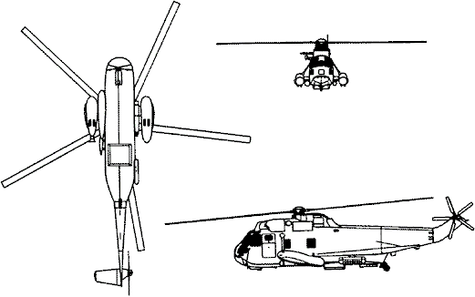 Sikorsky SH-3 Sea King 3-view line drawing.png