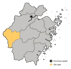 Цюйчжоу на карте