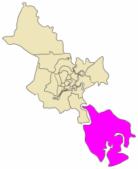 Канзё на карте