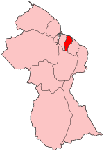 Демерара-Махайка на карте