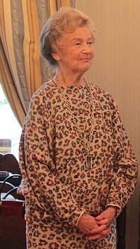 Юлия Борисова на церемонии вручения высшей награды Союза театральных деятелей Российской Федерации «Золотой знак СТД РФ». Москва, 20 мая 2015 года