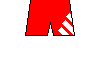 Kit shorts three white right shoulder stripes on red.png