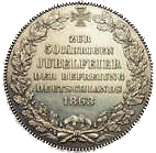 Bremen 1 taler gold 1863 hinten.png