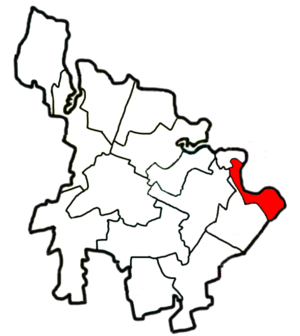 Днепровский поселковый совет на карте