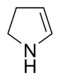 Структурная формула пирролина-2