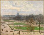 Camille Pissarro, The Garden of the Tuileries on a Winter Afternoon, 1899.jpg
