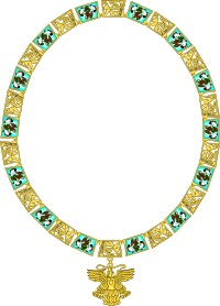 Collar de la Orden Mexicana del Águila Azteca.svg