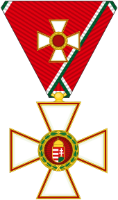 HUN Order Of Merit Commander's Alternative Medal Military Division.svg