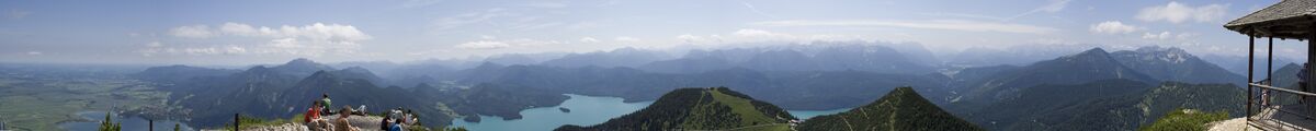 Альп тауларының Бавариядәге күренеше