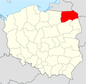 Roman Catholic Diocese of Ełk location map.svg