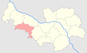 Кутновский уезд на карте