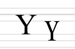 Cyrillic letter straight u.svg