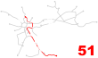 Krakow tram line 51.svg