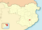 Расположение муниципалитета на карте провинции