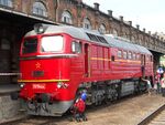 Brno, hlavní nádraží, Den železnice 2012, lokomotiva T 679.1529.jpg