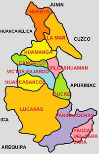 División Politica de Ayacucho.jpg