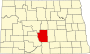 Map of North Dakota highlighting Burleigh County.svg