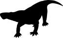 Scylacosaurus Silhouette.svg
