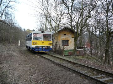 Железнодорожная будка возле Праги