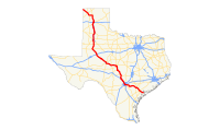 US 87 (TX) map.svg