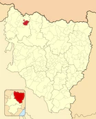Расположение муниципалитета на карте провинции
