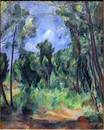 Clairière, par Paul Cézanne, musée d'art de Toledo.jpg