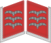 Luftwaffe collar tabs Feldwebel 3D.svg