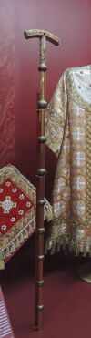 Philaret (Drozdov)'s staff (1856, Kremlin museum) by shakko 01.jpg
