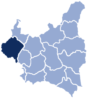 Познанское воеводство на карте