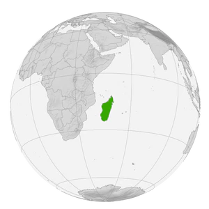 Мадагаскар на карте мира