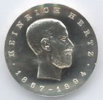 5 Mark DDR 1969 - 75. Todestag von Heinrich Hertz - Bildseite.JPG