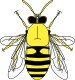 Meuble héraldique Abeille 64.svg
