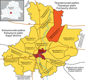 Первомайский сельский Совет на карте