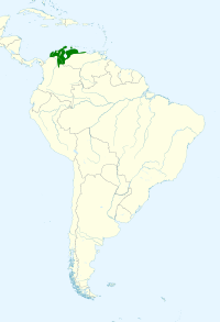 Arremon schlegeli map.svg
