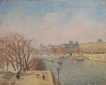 Camille Pissarro - Le Louvre, soleil d’hiver, 2e série - 1405.jpg