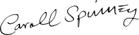 Caroll Spinney signature.svg
