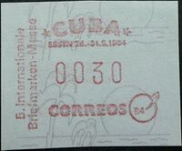 Cuba 1984 variable value stamp 0030 Mi 1.jpg