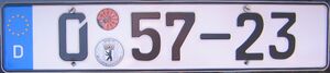 Deutsches Diplomatenkennzeichen (Indonesien).jpg