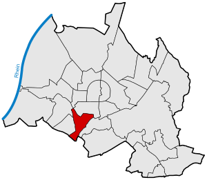 Locator map Beiertheim-Bulach in Karlsruhe.svg