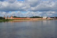 Novgorod Kremlin 08 View from Volkhov.jpg