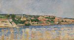 Paul Cézanne - Village at the Water's Edge (Village au bord de l'eau) - BF208 - Barnes Foundation.jpg