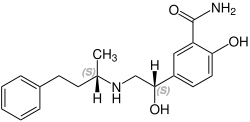 (SS)-Labetalol Structural Formula V1.svg