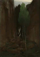 Arnold Böcklin - Quell in einer Felsschlucht - Google Art Project.jpg