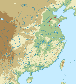 Dawenkou map.svg