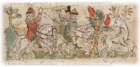 Убийство на охоте Олегом Святославичем Древлянским Люта Свенельдича, сына киевского воеводы.jpg