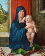 Albrecht Dürer - Madonna and Child (obverse) - Google Art Project.jpg
